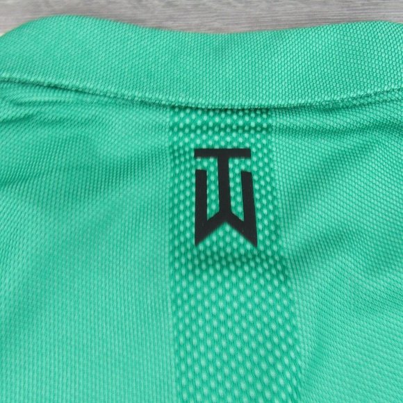 Nike Dri-FIT ADV Tiger Woods Golf Polo Shirt Mens Size Large Green NEW - Picture 9 of 14